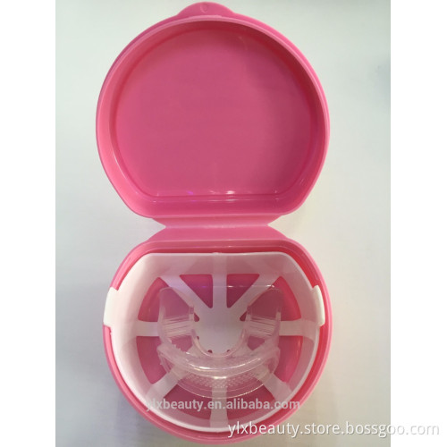 Teeth whitening product silicon mouth tray with Home use teeth bleaching light